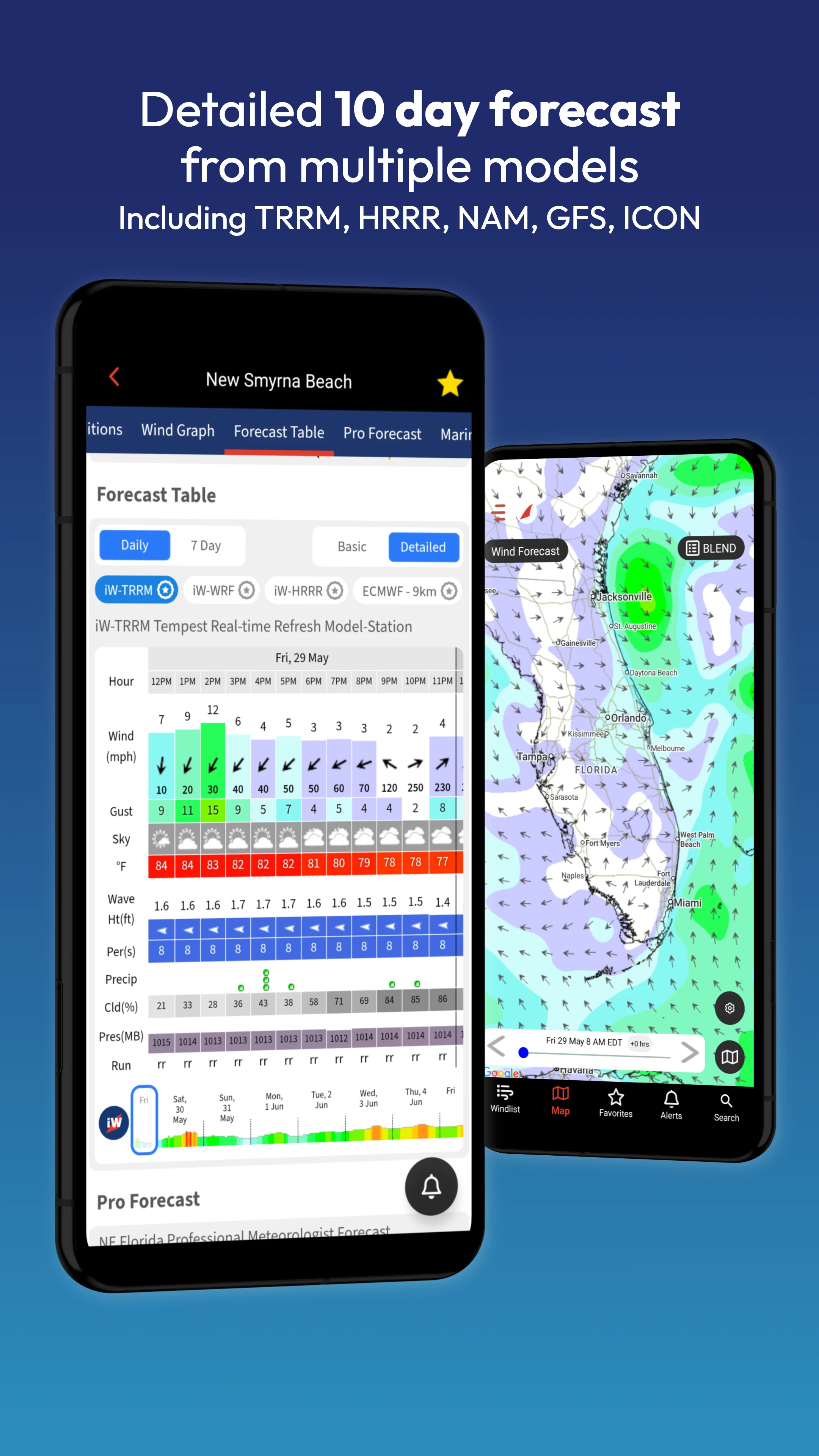 iWindsurf: Weather and Waves screenshot