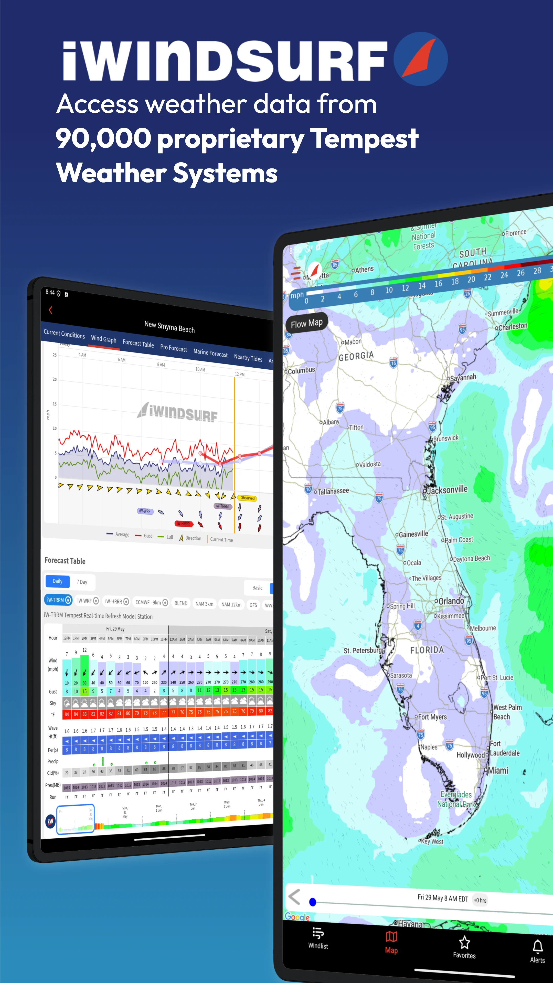 iWindsurf: Weather and Waves screenshot